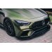 Накладка сплиттер на передний бампер Вариант2 на Mercedes AMG GT 63S 4D Coupe